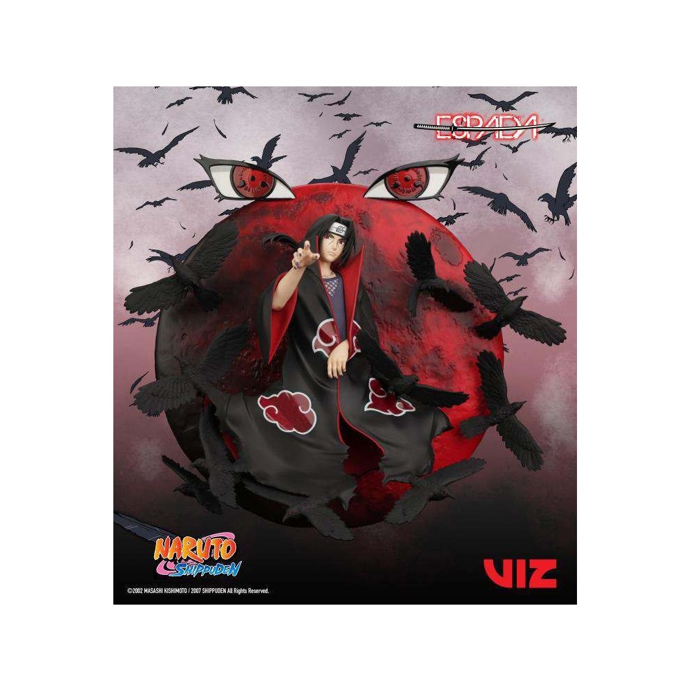 NARUTO SHIPPUDEN ITACHI UCHIHA 1/8 WALL ART STATUA FIGURE ESPADA ART