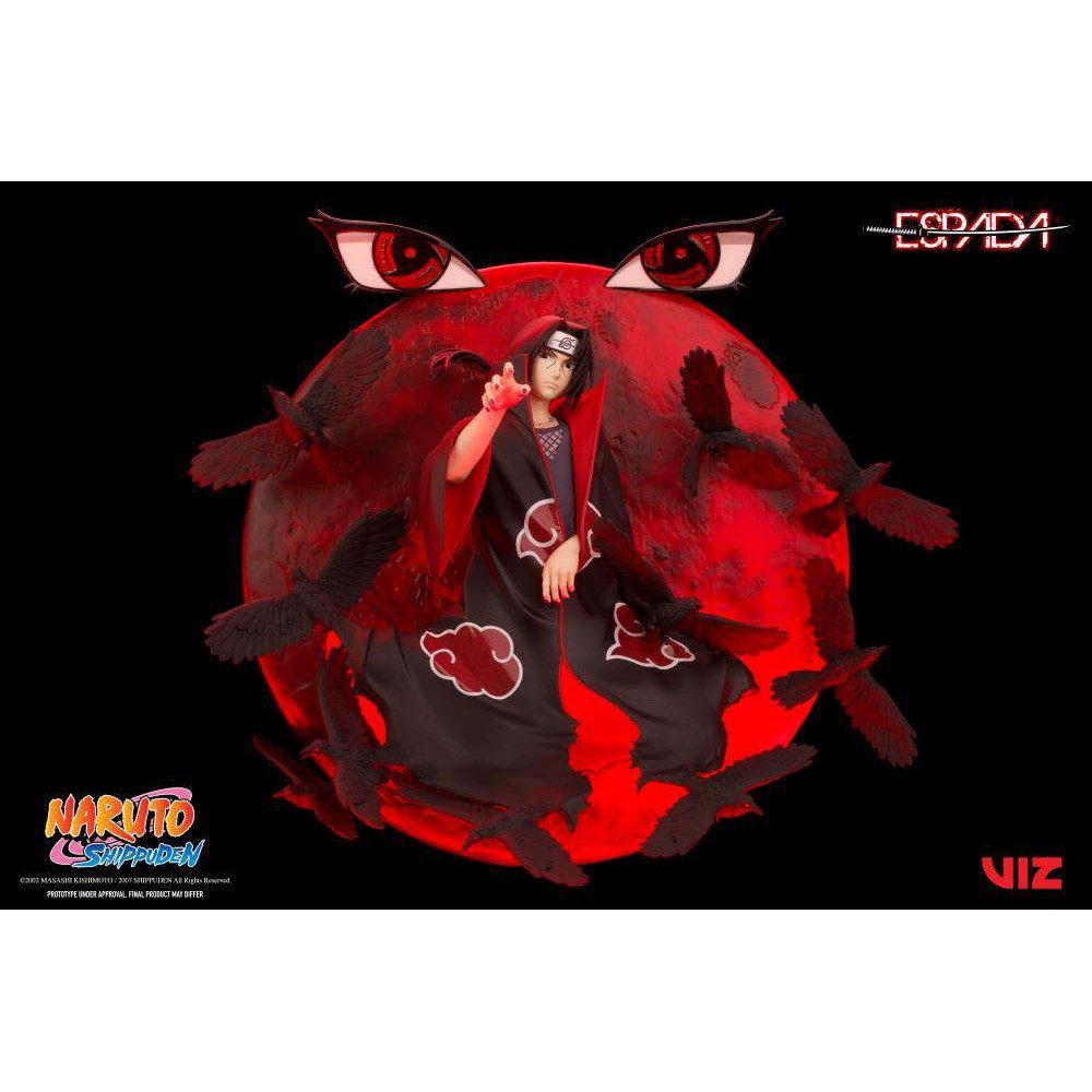 ESPADA ART NARUTO SHIPPUDEN ITACHI UCHIHA 1/8 WALL ART STATUE FIGURE