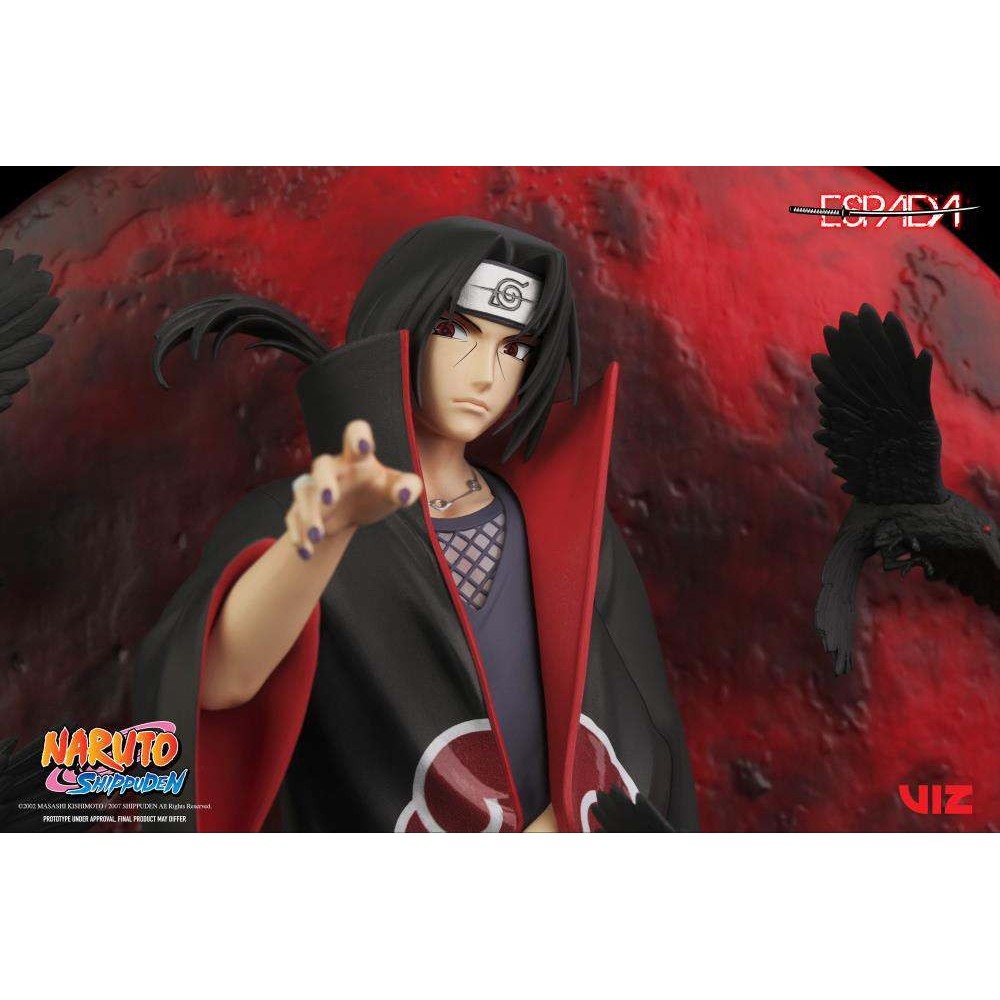 ESPADA ART NARUTO SHIPPUDEN ITACHI UCHIHA 1/8 WALL ART STATUE FIGURE