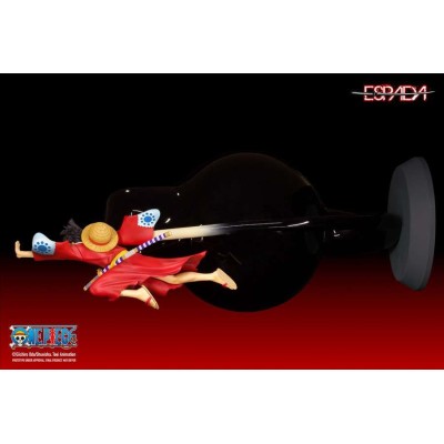 ONE PIECE MONKEY D. LUFFY 1/8 WALL ART STATUA FIGURE ESPADA ART