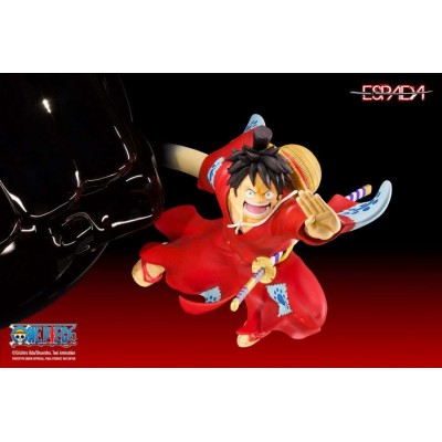 ONE PIECE MONKEY D. LUFFY 1/8 WALL ART STATUA FIGURE ESPADA ART