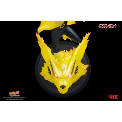 ESPADA ART NARUTO SHIPPUDEN NARUTO AND KURAMA 1/8 WALL ART STATUE FIGURE