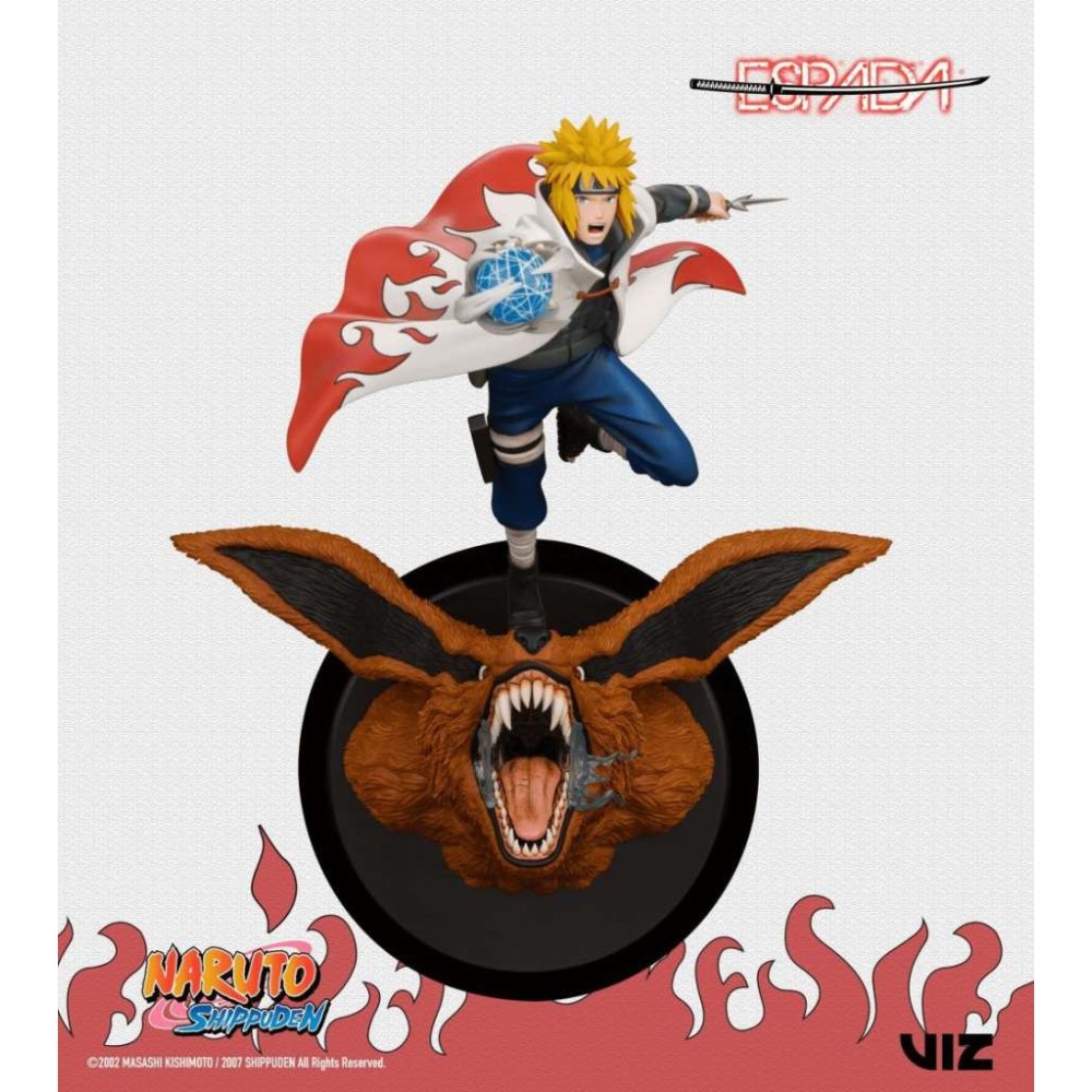 ESPADA ART NARUTO SHIPPUDEN MINATO NAMIKAZE 1/8 WALL ART STATUE FIGURE