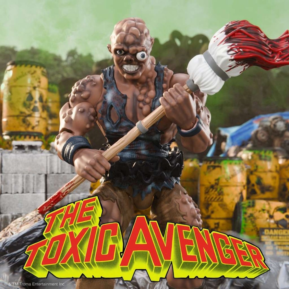 TOXIC AVENGER ULTIMATES! TOXIC AVENGER MOVIE ACTION FIGURE SUPER7