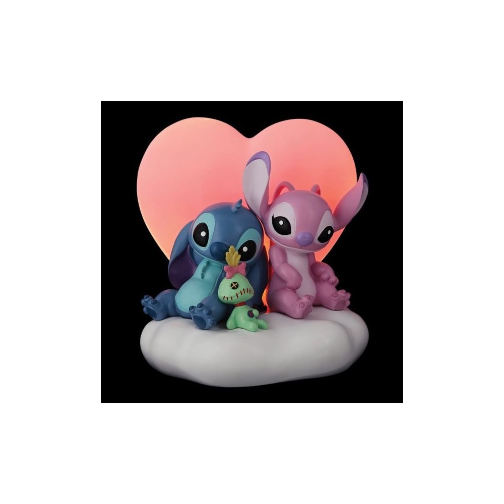 LILO AND STITCH - STITCH AND ANGEL SCENE LIGHT LAMPADA DISNEY