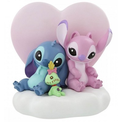 LILO AND STITCH - STITCH AND ANGEL SCENE LIGHT LAMPADA DISNEY