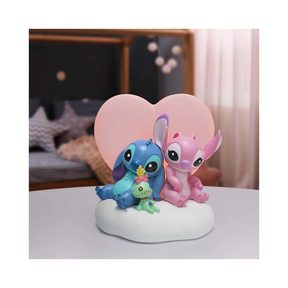 LILO AND STITCH - STITCH AND ANGEL SCENE LIGHT LAMPADA DISNEY