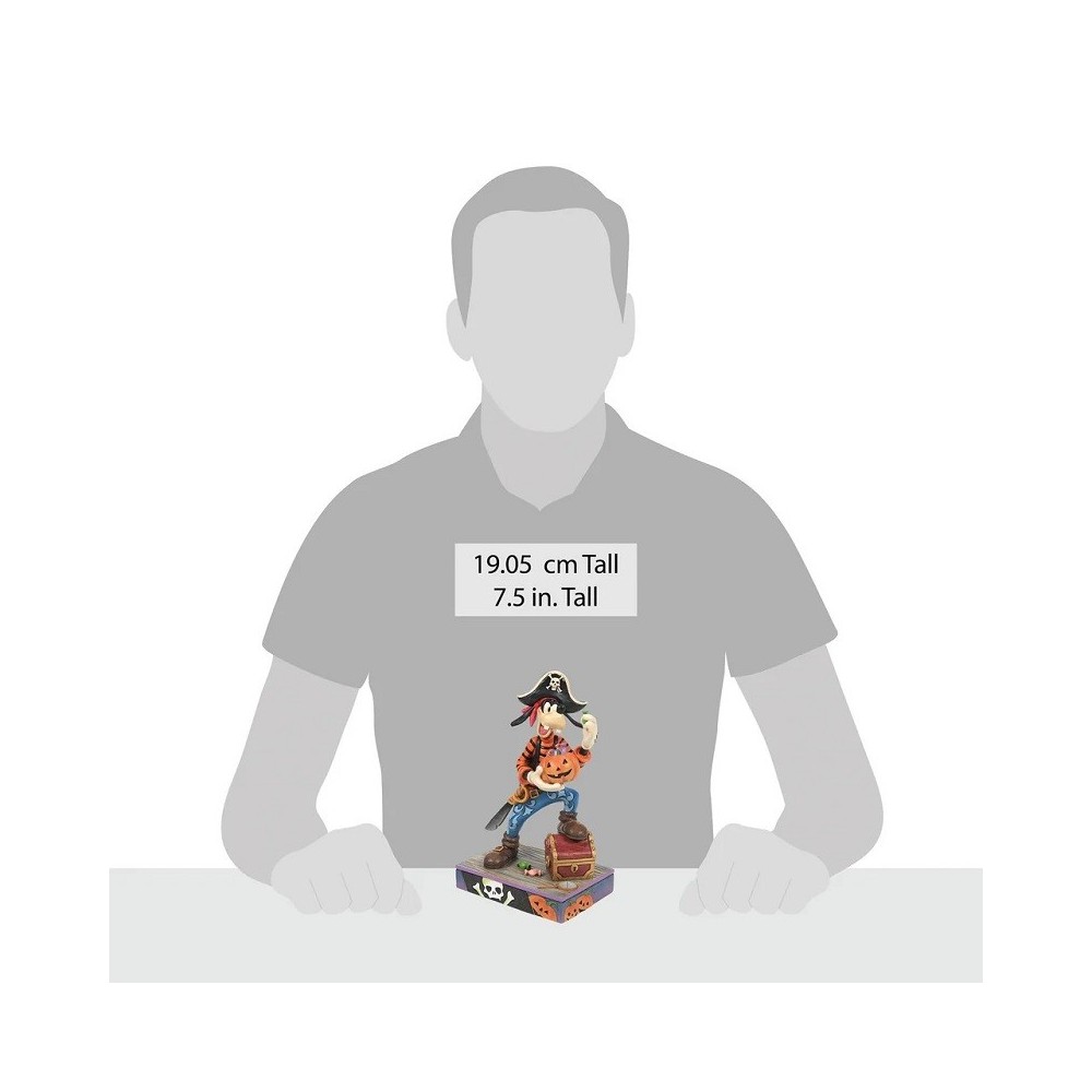 ENESCO DISNEY TRADITIONS GOOFY IN PIRATE COSTUME STATUE FIGURE