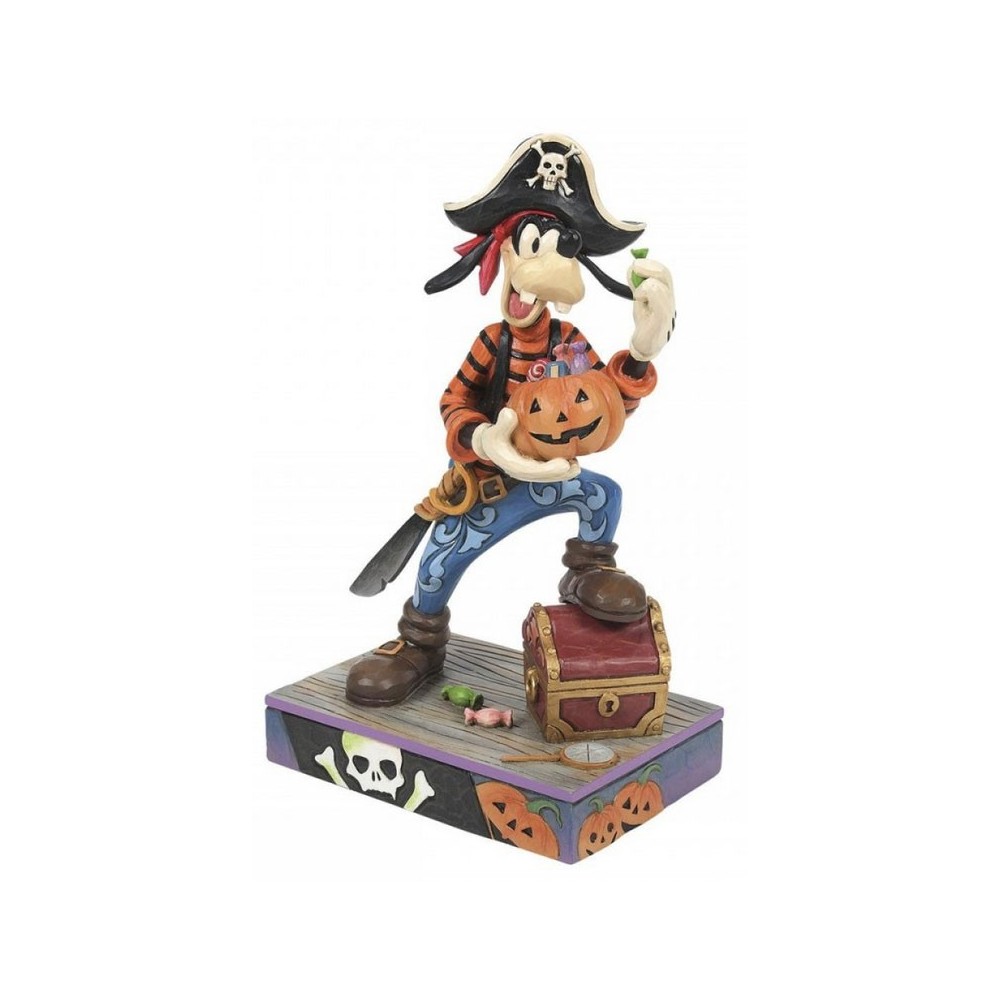 ENESCO DISNEY TRADITIONS GOOFY IN PIRATE COSTUME STATUE FIGURE