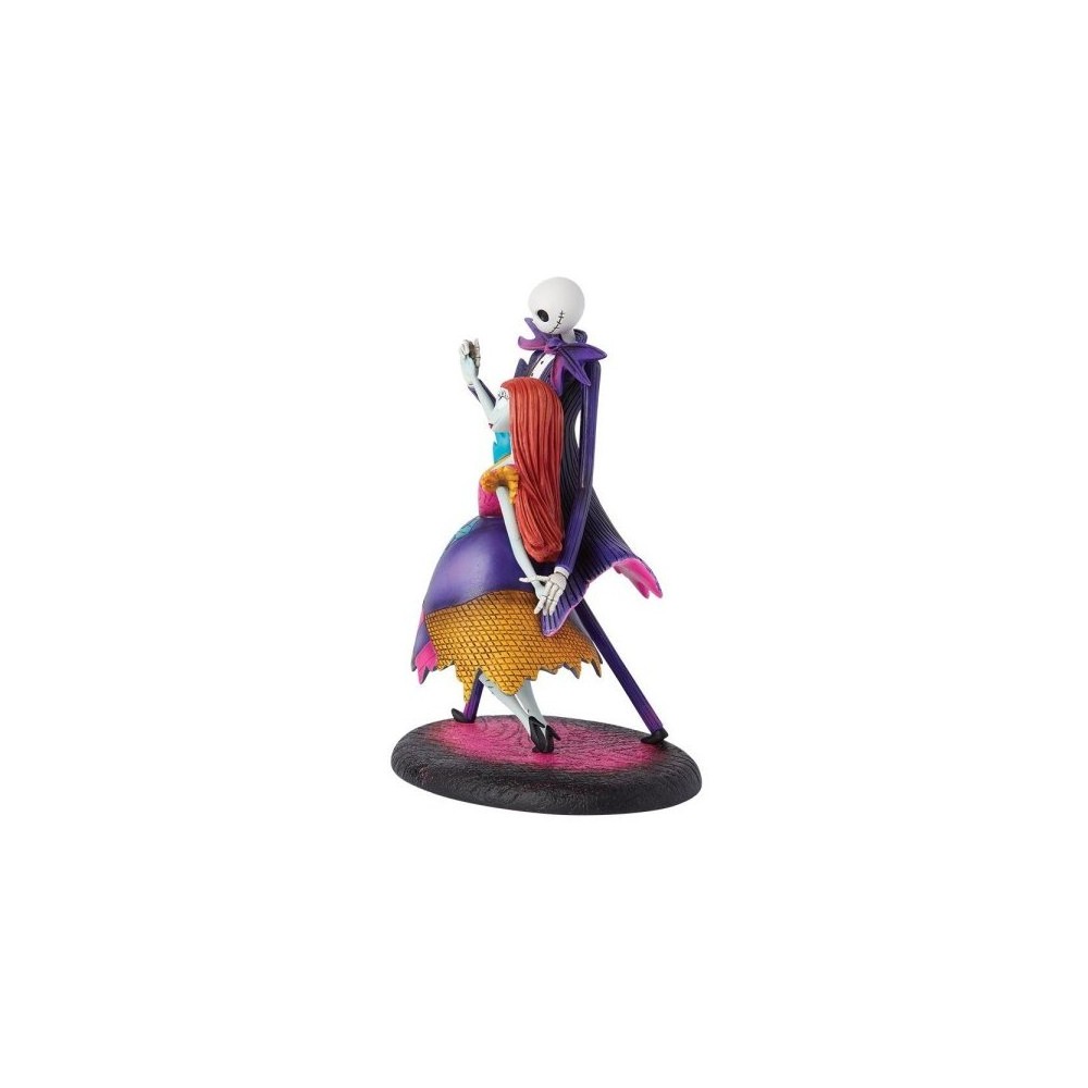 THE NIGHTMARE BEFORE CHRISTMAS JACK E SALLY DANCE STATUA FIGURE DIORAMA ENESCO