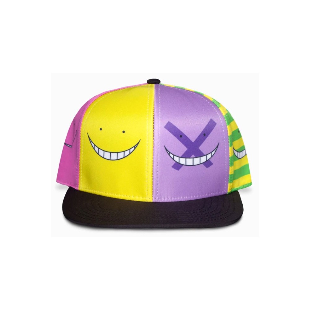 ASSASSINATION CLASSROOM KORO SENSEI FACES BASEBALL CAP CAPPELLO DIFUZED
