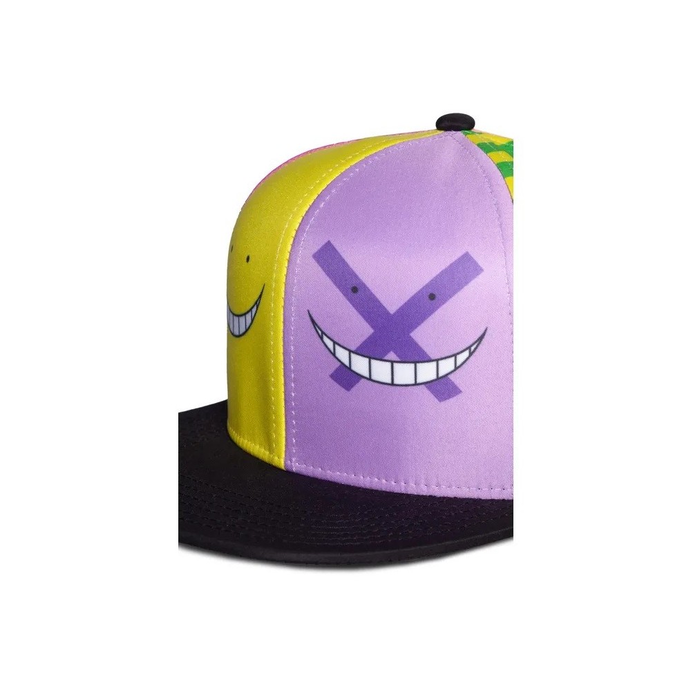 ASSASSINATION CLASSROOM KORO SENSEI FACES BASEBALL CAP CAPPELLO DIFUZED