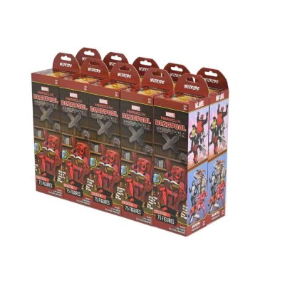 WIZKIDS MARVEL COMICS HEROCLIX DEADPOOL WEAPON X 10X BOOSTER BRICK