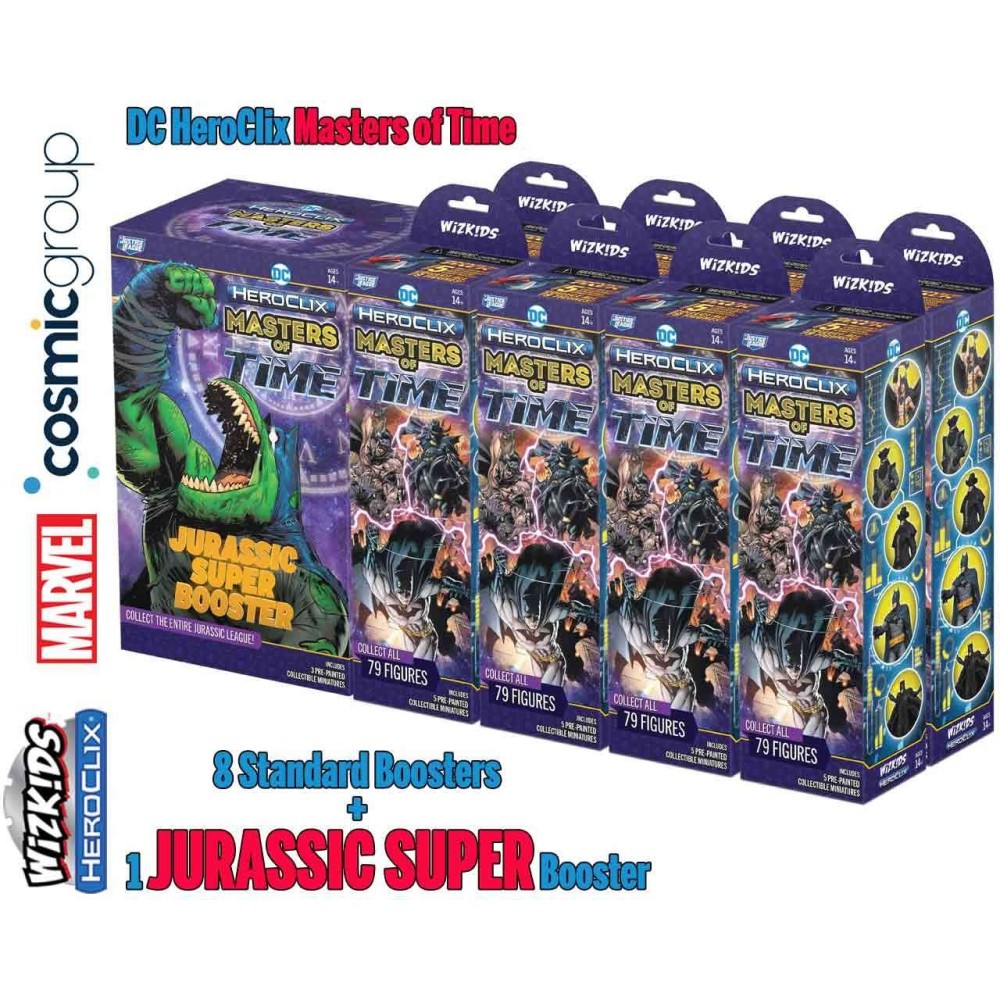 DC COMICS HEROCLIX MASTERS OF TIME 10X BOOSTER BRICK WIZKIDS