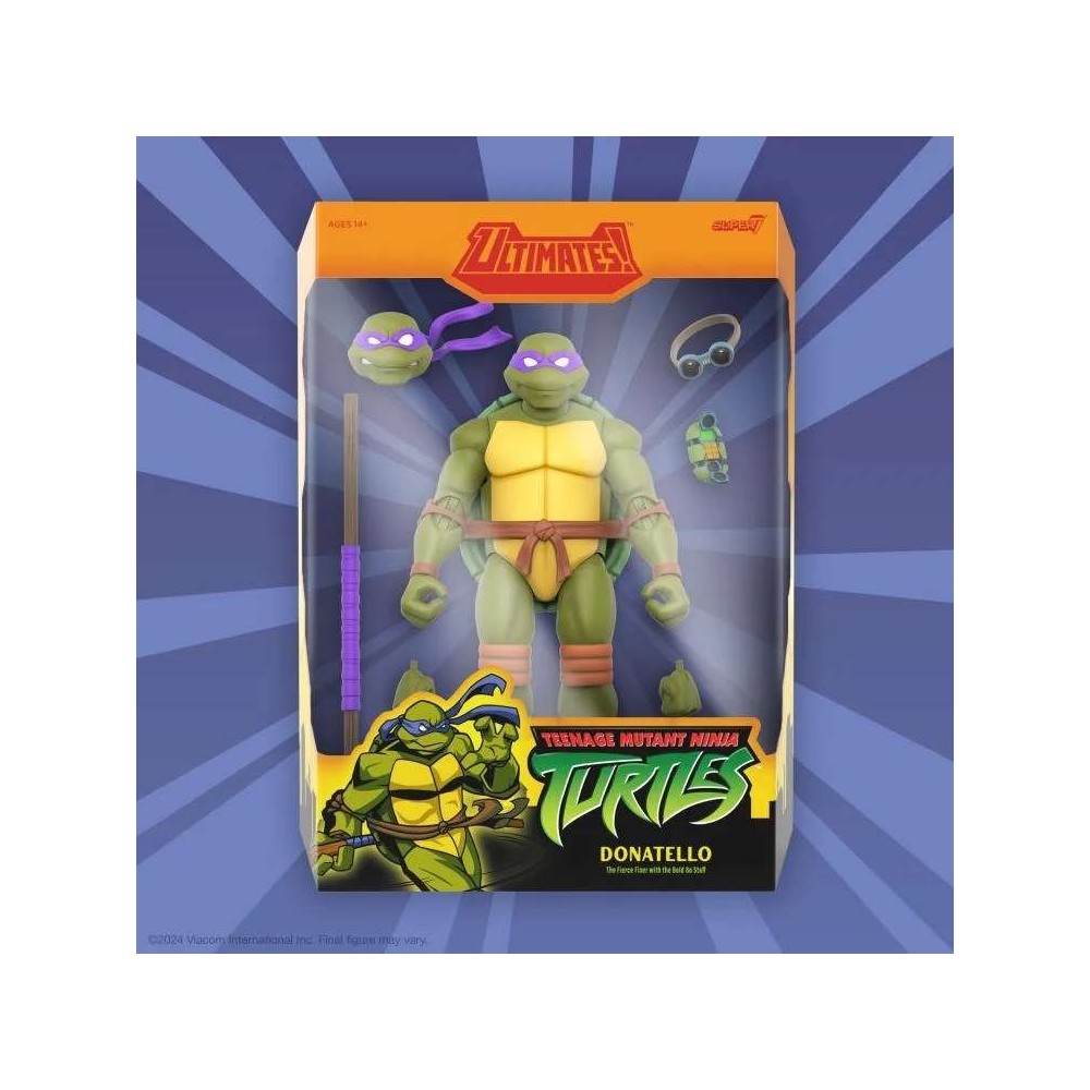TEENAGE MUTANT NINJA TURTLES 2003 ULTIMATE DONATELLO ACTION FIGURE SUPER7