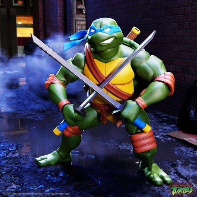 TEENAGE MUTANT NINJA TURTLES 2003 ULTIMATE LEONARDO ACTION FIGURE SUPER7
