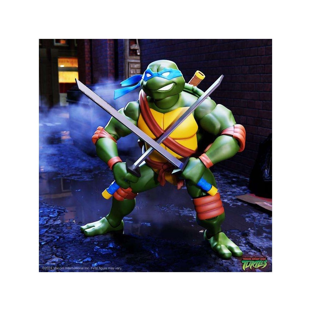 TEENAGE MUTANT NINJA TURTLES 2003 ULTIMATE LEONARDO ACTION FIGURE SUPER7