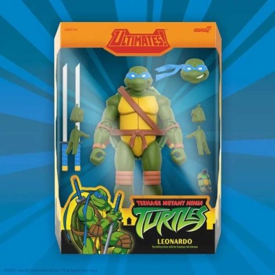 TEENAGE MUTANT NINJA TURTLES 2003 ULTIMATE LEONARDO ACTION FIGURE SUPER7