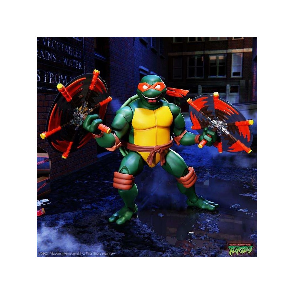 TEENAGE MUTANT NINJA TURTLES 2003 ULTIMATE MICHELANGELO ACTION FIGURE SUPER7