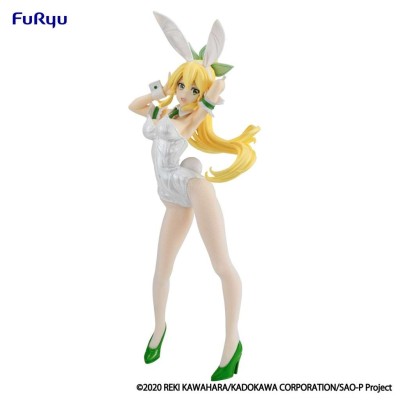 FURYU SWORD ART ONLINE LEAFA WHITE PEARL BICUTE BUNNIES 26CM STATUE