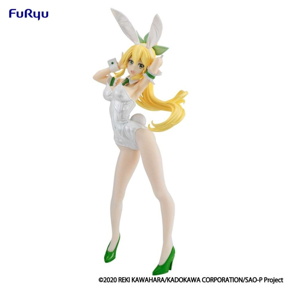 SWORD ART ONLINE LEAFA WHITE PEARL BICUTE BUNNIES FIGURE STATUA FURYU