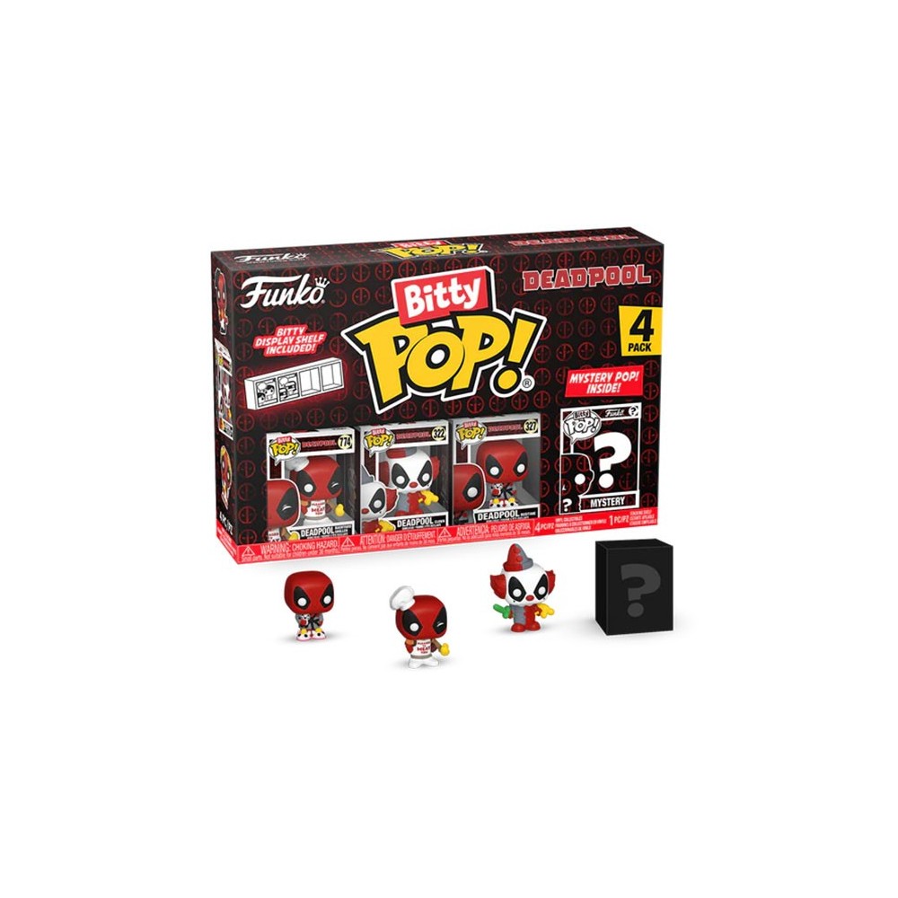 FUNKO BITTY POP! DEADPOOL 4 PACK BBQ MASTER VINYL MINI FIGURE FUNKO