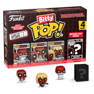 FUNKO FUNKO BITTY POP! DEADPOOL 4 PACK SLEEPOVER VINYL MINI FIGURES