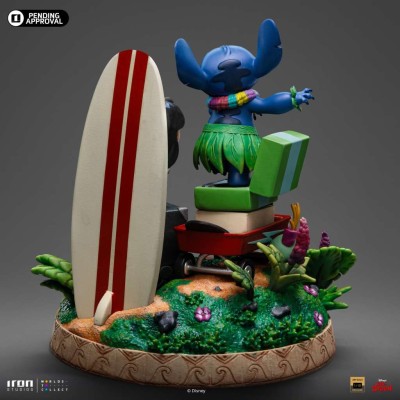 IRON STUDIOS DISNEY CLASSICS LILO AND STITCH ART SCALE DELUXE STATUE FIGURE