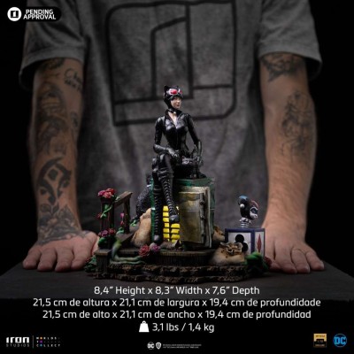 DC COMICS GOTHAM CITY SIRENS CATWOMAN ART SCALE DELUXE 1/10 STATUA FIGURE IRON STUDIOS