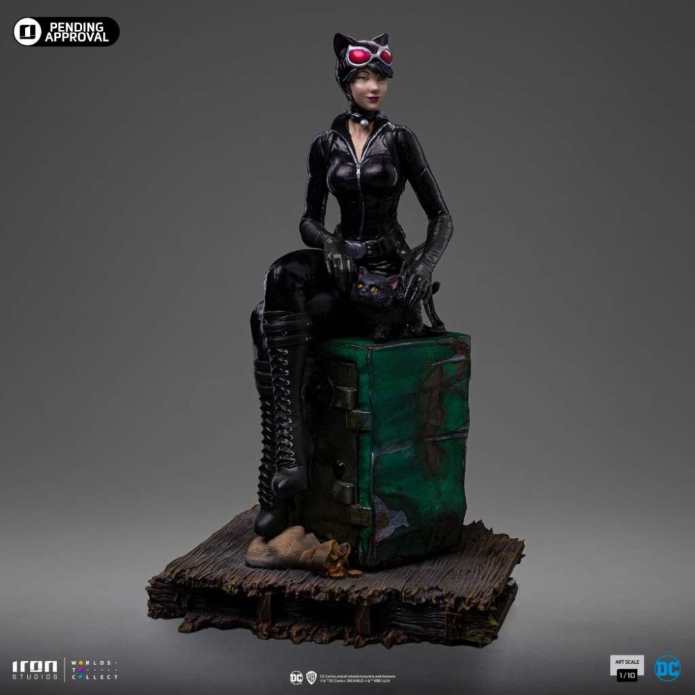 DC COMICS GOTHAM CITY SIRENS CATWOMAN ART SCALE 1/10 STATUA FIGURE IRON STUDIOS