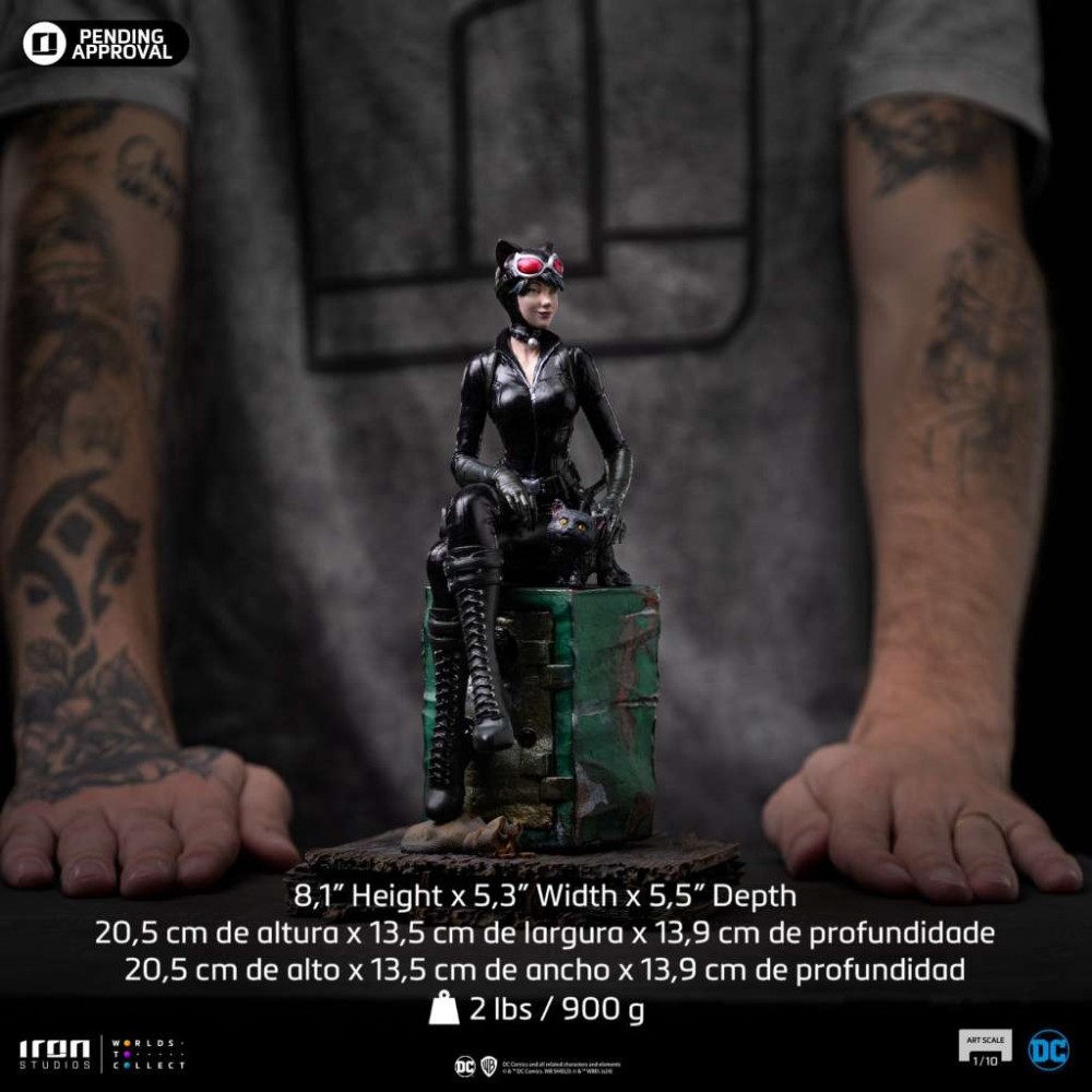 DC COMICS GOTHAM CITY SIRENS CATWOMAN ART SCALE 1/10 STATUA FIGURE IRON STUDIOS
