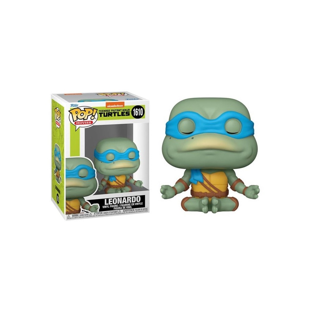 FUNKO POP! TEENAGE MUTANT NINJA TURTLES MOVIE LEONARDO BOBBLE HEAD FIGURE FUNKO