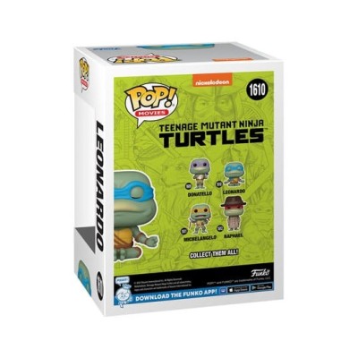 FUNKO FUNKO POP! NINJA TURTLES MOVIE LEONARDO BOBBLE HEAD KNOCKER FIGURE