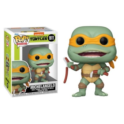 FUNKO POP! TEENAGE MUTANT NINJA TURTLES MOVIE MICHELANGELO BOBBLE HEAD FIGURE FUNKO