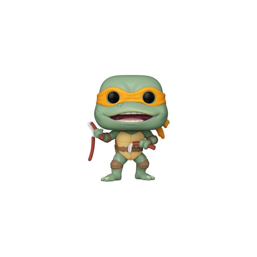 FUNKO FUNKO POP! NINJA TURTLES MOVIE MICHELANGELO BOBBLE HEAD KNOCKER FIGURE