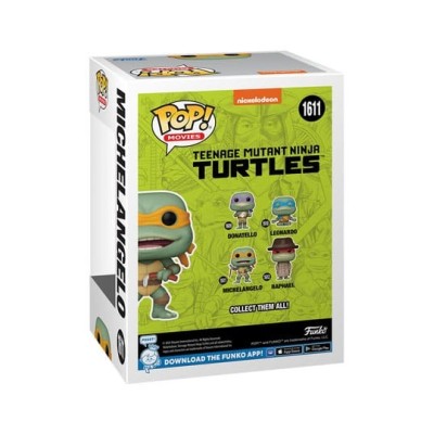 FUNKO POP! TEENAGE MUTANT NINJA TURTLES MOVIE MICHELANGELO BOBBLE HEAD FIGURE FUNKO