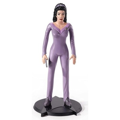 STAR TREK THE NEXT GENERATION BENDYFIGS TROI ACTION FIGURE NOBLE COLLECTIONS