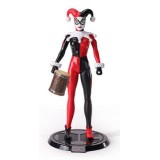 DC COMICS HARLEY QUINN BENDYFIGS ACTION FIGURE NOBLE COLLECTIONS
