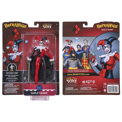 DC COMICS HARLEY QUINN BENDYFIGS ACTION FIGURE NOBLE COLLECTIONS