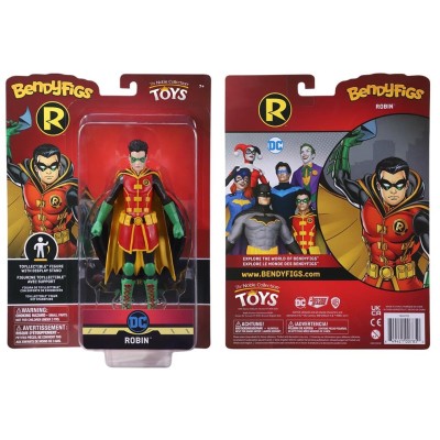 NOBLE COLLECTIONS DC COMICS ROBIN BENDYFIGS ACTION FIGURE