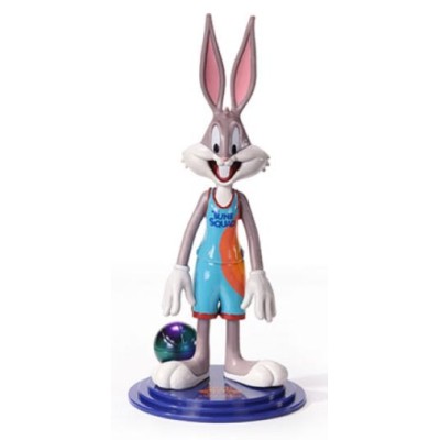 NOBLE COLLECTIONS SPACE JAM BUGS BUNNY BENDYFIGS ACTION FIGURE