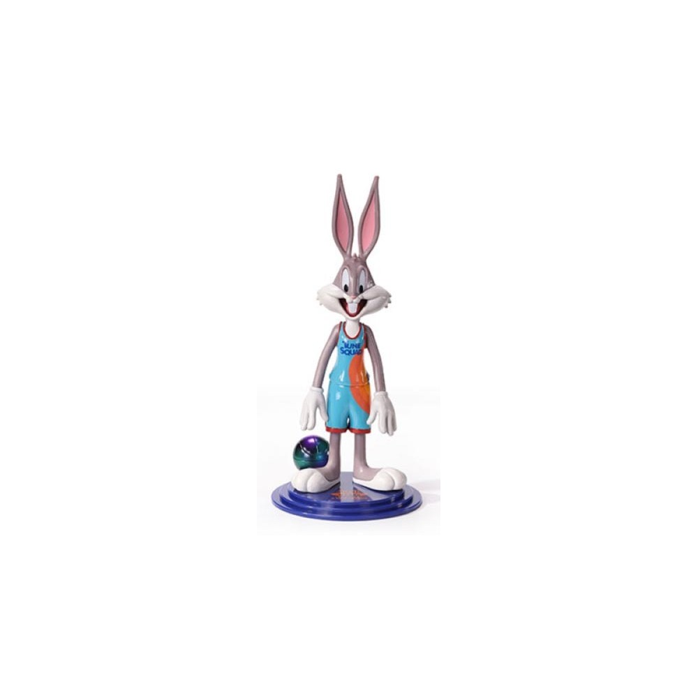 NOBLE COLLECTIONS SPACE JAM BUGS BUNNY BENDYFIGS ACTION FIGURE