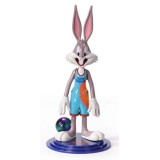 NOBLE COLLECTIONS SPACE JAM BUGS BUNNY BENDYFIGS ACTION FIGURE