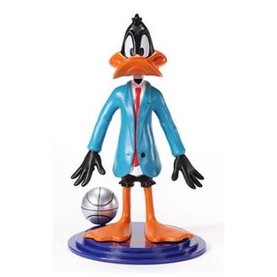 NOBLE COLLECTIONS SPACE JAM DAFFY DUCK BENDYFIGS ACTION FIGURE