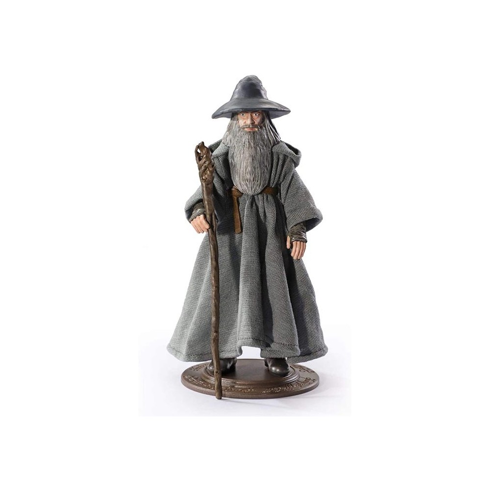 NOBLE COLLECTIONS LORD OF THE RINGS GANDALF BENDYFIGS ACTION FIGURE