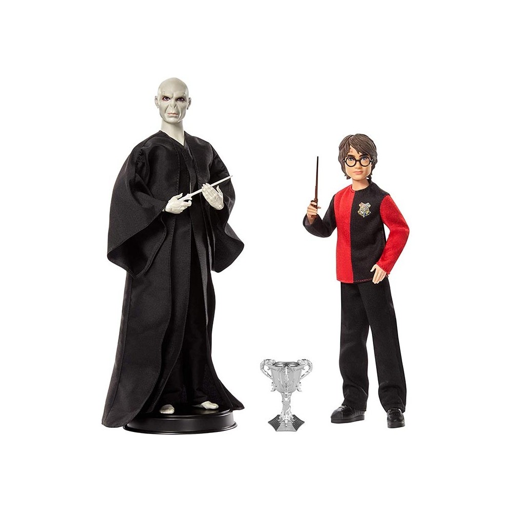 MATTEL HARRY POTTER AND THE GOBLET OF FIRE HARRY AND VOLDEMORT 30cm ACTION FIGURES