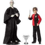 MATTEL HARRY POTTER AND THE GOBLET OF FIRE HARRY AND VOLDEMORT 30cm ACTION FIGURES