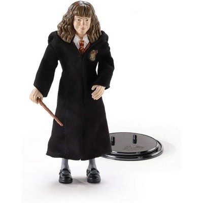 NOBLE COLLECTIONS HARRY POTTER BENDYFIGS HERMIONE GRANGER ACTION FIGURE