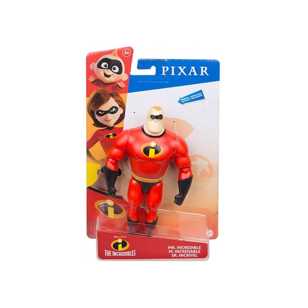 MATTEL PIXAR THE INCREDIBLES MR. INCREDIBLE ACTION FIGURE