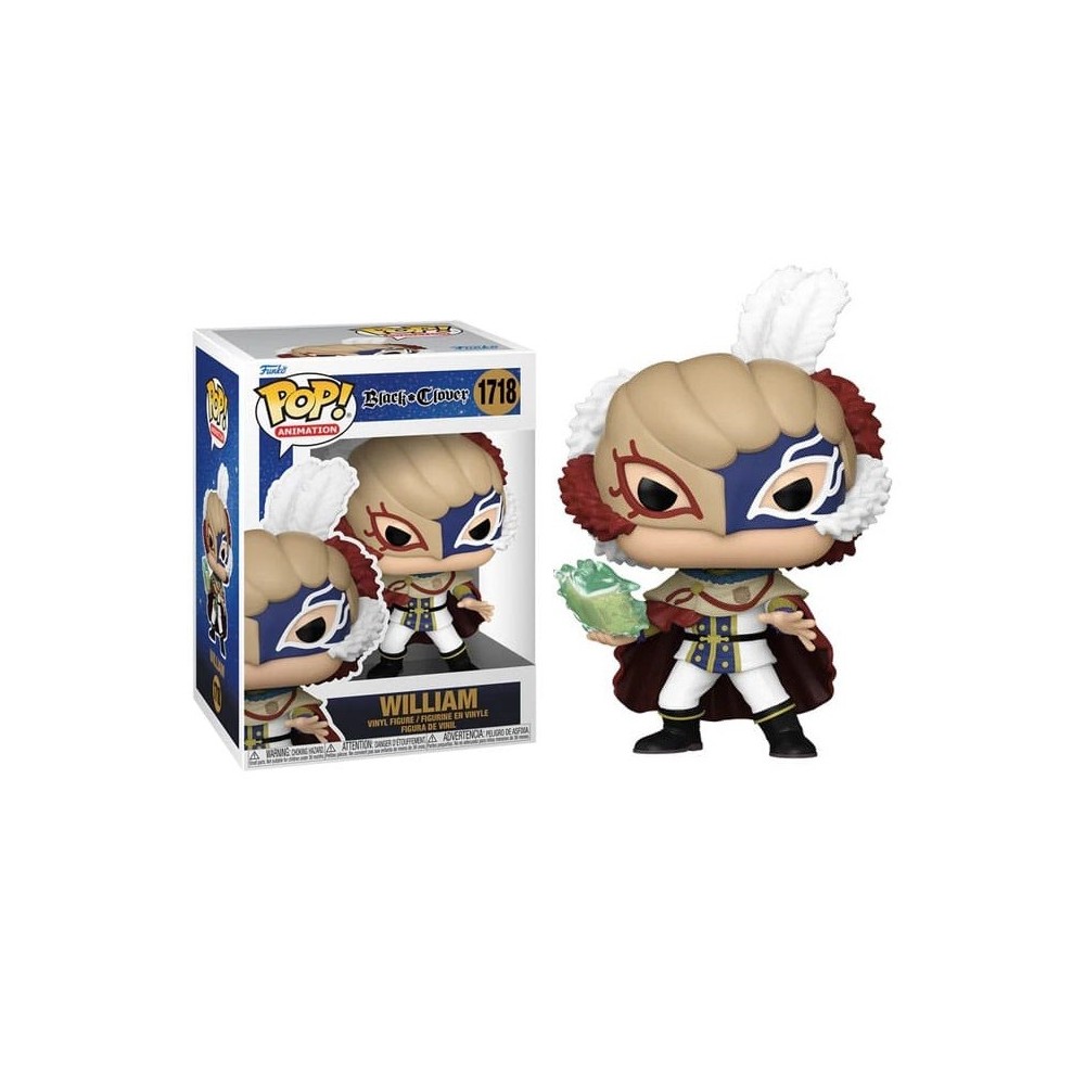 FUNKO FUNKO POP! BLACK CLOVER WILLIAM BOBBLE HEAD